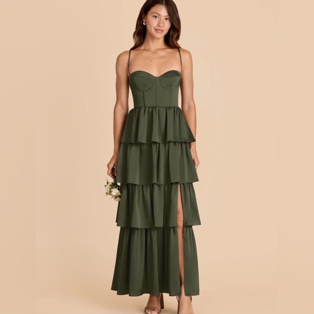 Birdy Grey Sage Tiered Maxi Dress